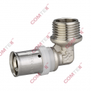 Угольник пресс 26х3/4 с нр. р.