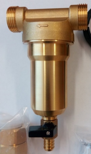 Фильтр самоочистной Kristal Filter Nephrite NT-М 3/4" (латунь, манометр)