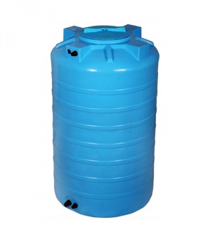 Бак для воды ATV 1000 синий с поплавком Ø=1125, h=1180