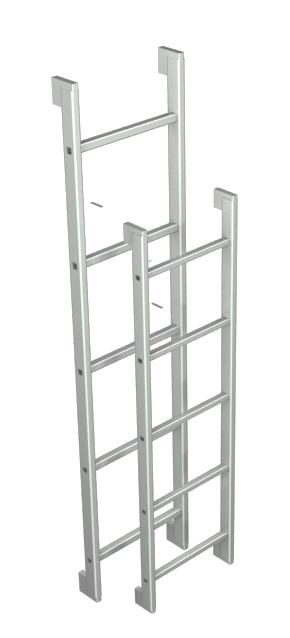 Лестница алюминиевая 2м