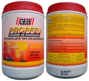 PROPFEU POUDRE 900GR Порошок для чистки дымоходов