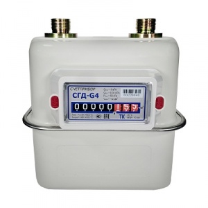 Счетчик газа СГД G-4ТК 3/4" левый Орел