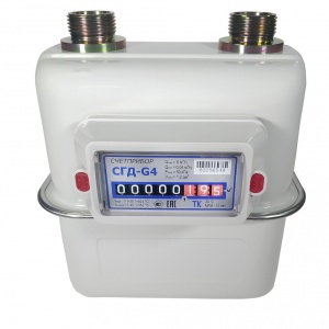 Счетчик газа СГД G-4ТК 1" правый Орел