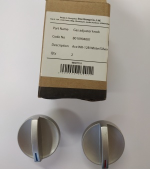 B010903001 Ручка регулятора расхода воды Ace WR-12B White/Silver INSE